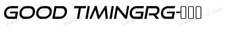 Good TimingRg字体转换